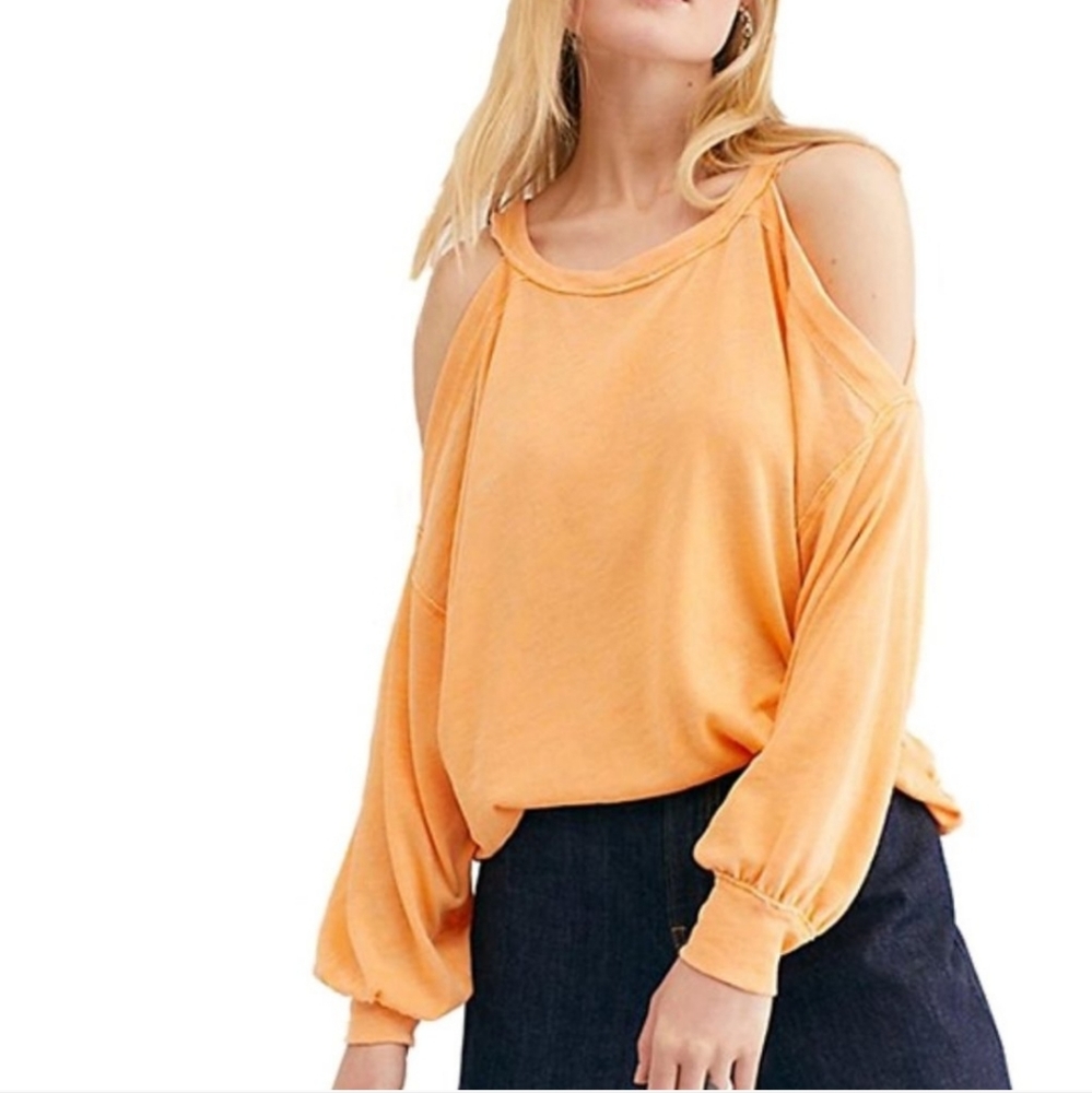 Free People We The Free Chill Out Cold Shoulder Top